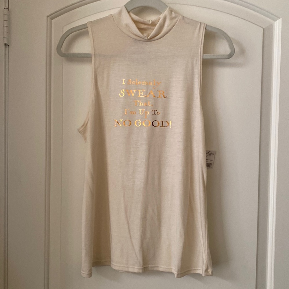 Wizarding World of Harry Potter Sleeveless Tee w/ Tonal Design